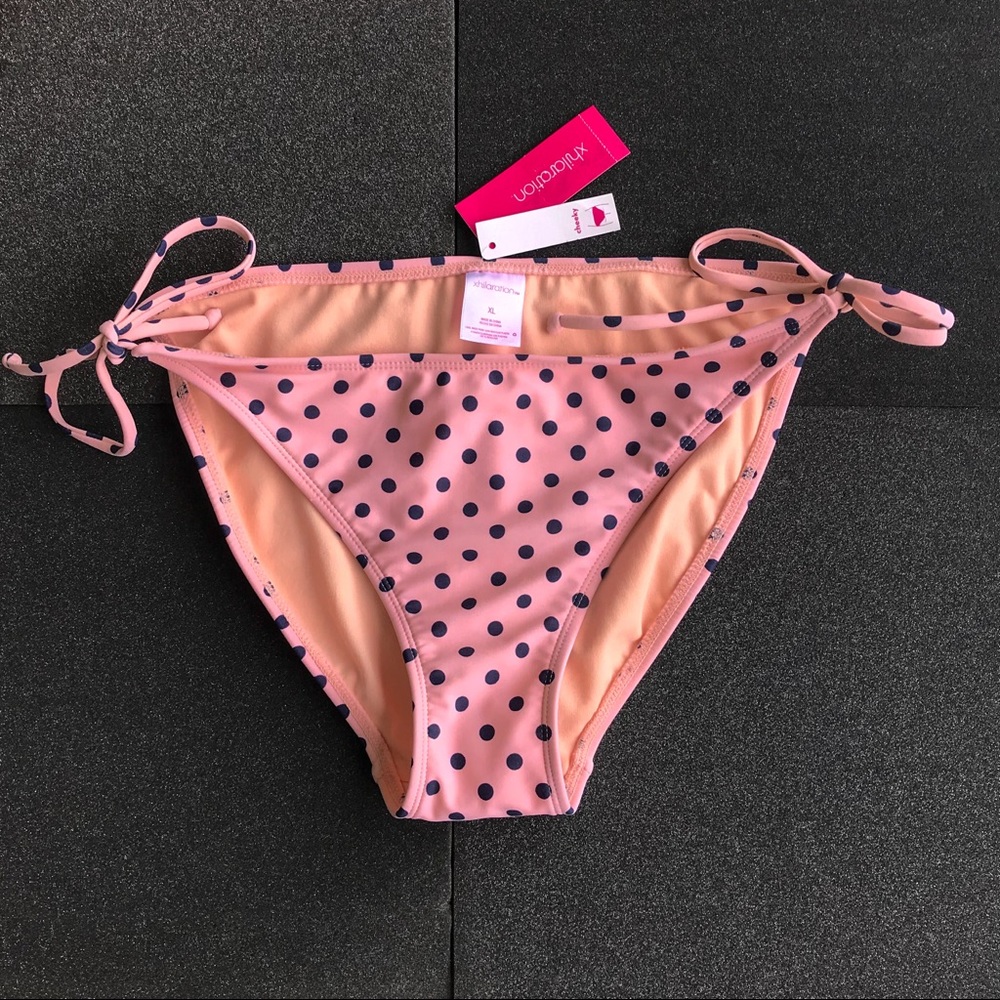 NWT Cheeky Polka Dot Bikini Bottoms